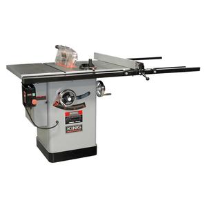 Cabinet Table Saw with Riving Knife - 34-1/4", 60", 41", 230 V, 3850 RPM, 9.6 A, 50", 10", Left, 2-3/16"