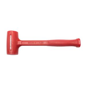 Urethane Dead Blow Hammer - 45 oz., Textured, 12", 9-3/4", 2-1/4", Urethane, 4-5/8"