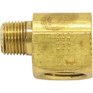 Male/Female Street Elbows 90º - 3/8" NPT (M) & 3/8" NPT (F), Brass