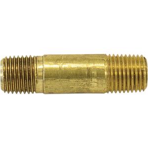 Long Pipe Nipple - Brass, 1/4" NPT (M) 1 1/2" NPT (F)
