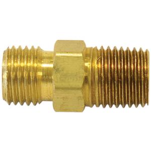 Reducer/Adapter Fitting - Brass, 1/4" x 1/4", 1/4" NPT (M) x 1/4" NPT (M), 150 PSI, '-40 to 71 °C, NPS