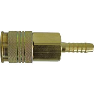Uniquik Hose Barb Quick Coupler - Brass