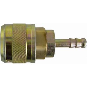 Automax 1/4" Hose Barb Quick Coupler - Brass, 1/4" I.D.