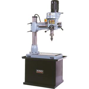 Radial Drilling Machine - 1/2", 5, 21-5/8" W X 19-5/8" L, #3 Morse, 24"L X 34"W X 90"H, (340-3000 RPM)