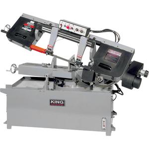 Metal Cutting Swivel Bandsaw - 9" x 18" Rectangular, 9" x 11" Rectangular, 3, 32", 73", 42", Horizontal, 80 - 250 FPM, 131-3/4" x 1" x 0.032", 2.5 A, 600 V