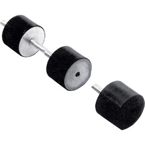 Cylindrical Vibration Isolator - 40 mm, 330 lbs., 40, 40, M10
