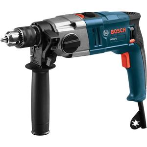 Two-Speed Hammer Drill - 1/2", 8.5 A, 120 V, 0-19550, Keyed, 5 UWO, 3/4", 1-1/2"
