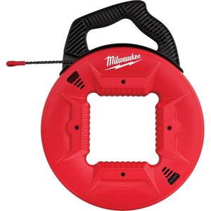 Fish Tape with Non-Conductive Tip - 50', Plastic, 13.5", 17.5"