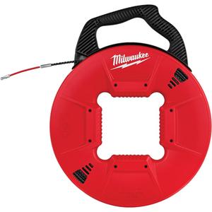 Fish Tape with Flexible Metal Leader - 200', Plastic