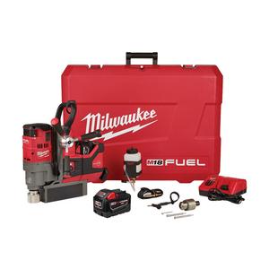 M18 Fuel™ Lineman Magnetic Drill Kit - 8 A, 1-1/2", 2000 lbs., 400