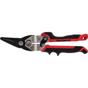 FatMax® Aviation Snips - 1-9/50", 10", Straight, Red, Left, 60CrV, Red/Black