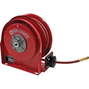 3000 Compact Hose Reel - Air, Single Hose, 1/4", 25', 1/4" NPTF, 300 psi, 11-3/16", 11-1/16", 6", 3/8" NPTF