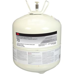 Scotch-Weld™ HoldFast 70 Spray Adhesive - 27.3 lbs., Canister, Clear