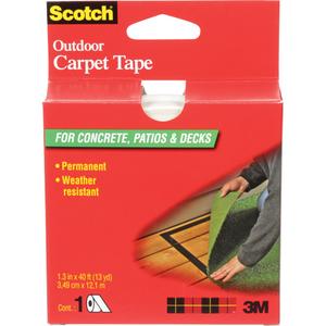 Scotch® Outdoor Carpet Tape - 35 mm (1-2/5"), 12.2 m (40')