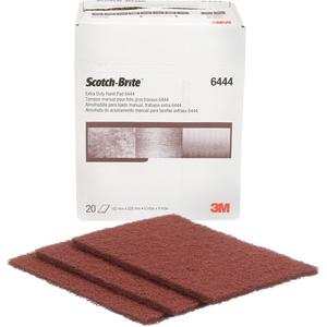 Scotch-Brite™ Extra-Duty Hand Pad - 9" x 6", Fine, Aluminum Oxide