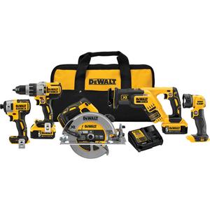 Max XR® Cordless 5-Tool Combo Kit - 20 V, Lithium-Ion