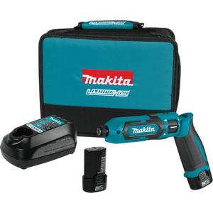 Impact Driver Kit - 7.2 V, 1/4", Lithium-Ion, 0-2450, 220 in-lbs, Hex, 0-3000, 1.2 lbs., 3 years