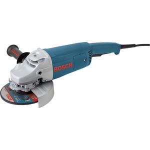 Large Angle Grinder with Rat Tail Handle - 7", 120 V, 15 A, 6500, 5/8 - 11 UNC