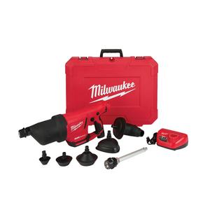 M12™ Airsnake™ Drain Cleaning Air Gun Kit - Electric, 1" - 4", over 35', 0-50 PSI, 12 V, 5 years