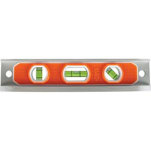 Torpedo Level - 9", Aluminum, 3, Magnetic, 0.75", 1.95"