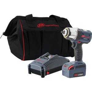 IQv20 Compact Cordless Impact Wrench Kit - 20 V, 3/8", Lithium-Ion, 2100, 365 ft-lbs/495 Nm, Square with Socket Retainer Ring, 5.3 lbs., 7", 3 Year Limited on Tools & Chargers, 2 Year Battery Replacement