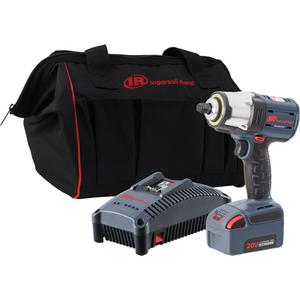 IQv20 Compact Cordless Impact Wrench Kit - 20 V, 1/2", Lithium-Ion, 2100, 365 ft-lbs/495 Nm, Square with Socket Retainer Ring, 5.39 lbs., 7.2", 3 Year Limited on Tools & Chargers, 2 Year Battery Replacement