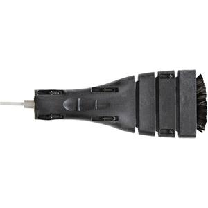 MIG Weld Brush with Removable Rings - Black, Triangular, Carbon Fibre, Package