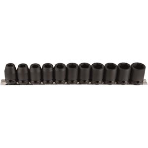 Socket Set - 1/2", Impact, Standard, 11, 6