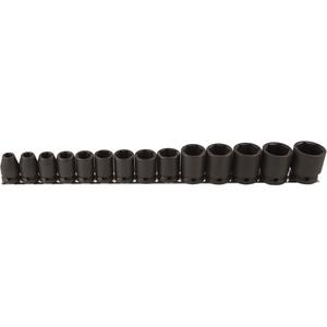 Socket Set - 1/2", Impact, Standard, 14, 6