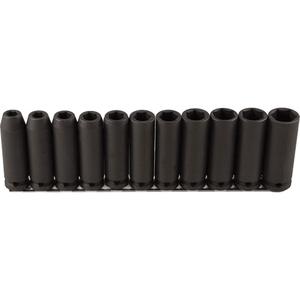 Long Socket Set - 1/2", Impact, Deep, 11, 6