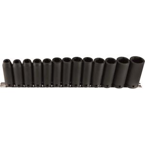 Long Socket Set - 1/2", Impact, Deep, 13, 6