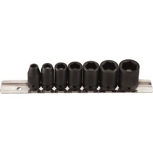 Magnetic Socket Set - 1/4", Impact, Standard, 7, 6