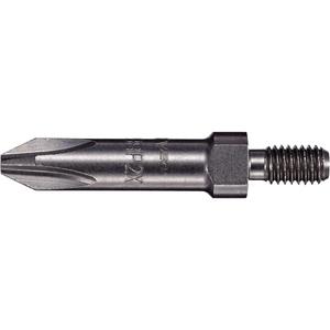 X-Hard Phillips 10-32 Threaded Bit - Manganese Phosphate, #2, 1-1/2"