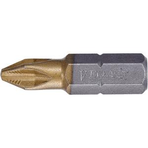 ACR Insert Bit - Phillips, 1/4", #1, 1", Titanium Nitride