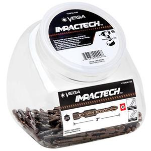 Bit Holders - 1/4" Hex, 1/4", C-Ring/Magnetic, 3", Stainless & Gunmetal Grey, 0.433", Countertop Jar