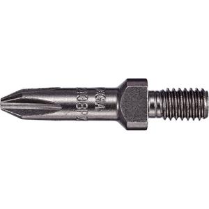 X-Hard Phillips 1/4"-24 Threaded Bit - Manganese Phosphate, #2, 1-3/16"