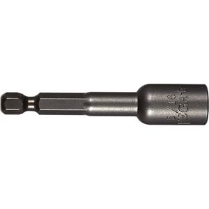 Lobular Nutsetter - 1/4", 1/2", Magnetic, 2-9/16", Gunmetal Grey