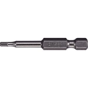 Power Bit - Hex, 1/4", 3/32", 7/64", 1/8", 9/64", 5/32", 3/16", 7/32", 1/4", 2", Gunmetal Grey