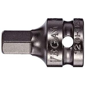 Socket Bit - Hex, 1/4", 1/8", 5/32", 3/16", 7/32", 1/4", 5/16", 3/8", 3/4", Gunmetal Grey
