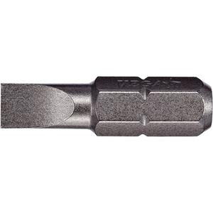 Insert Bit - Slot, 1/4", 0.016 x 0.1, 1", Gunmetal Grey, 0, 1