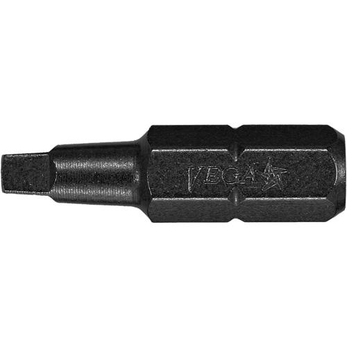 X-Hard Insert Bit - Square, 1/4", #1, 1", Manganese Phosphate