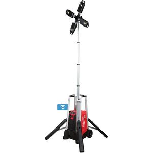 MX Fuel™ Rocket™ Tower Light & Charger - LED, 27000, 10', 44", 24.75", 20.75"