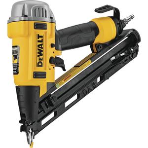 Precision Point™ DA Style Angle Finish Nailer - 70 - 120 PSI, 15 Gauge, Finishing, 100, 1-1/4" - 2-1/2", 34°, 12.8", 3.8"