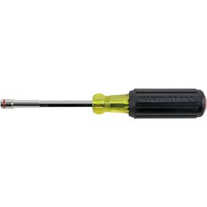Heavy-Duty Nut Driver - 1/4", 9", Magnetic, Cushion Grip, 4", Red