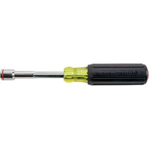 Heavy-Duty Nut Driver - 1/2", 9-2/5", Magnetic, Cushion Grip, 4", Red