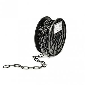 Decorator Chain - 35 lbs. (0.0175 tons), 40' (12.2 m), Not Graded, #10, Carbon Steel, Poly Coated, Reel, 1.21", 0.52"