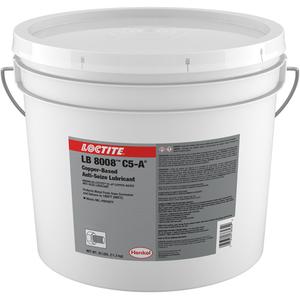 LB 8008 C5-A Copper Anti-Seize Lubricant - 25 lbs., Pail, 1800°F (982°C), Metals, Plastics, & Non-Metallic Gaskets, '-20°F (-29°C), 1.2, Petroleum