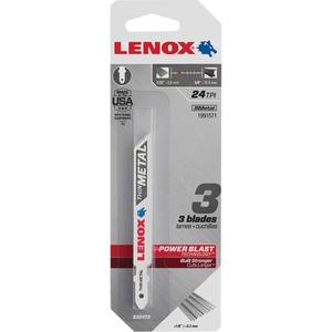 Metal Cutting Jigsaw Blade - 3-5/8", 3/8", 0.37", 6, Bi-Metal, T-Shank, 3/16" - 5/8"