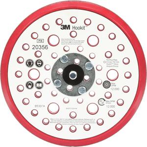 Hookit™ Clean Sanding Low Profile Disc Pad - 6", 5/16", Sanding Disc, 3/8", 5/16"-24, 52, 12000