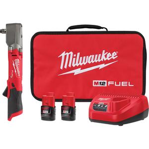 M12 Fuel™ Right Angle Impact Wrench with Pin Detent Kit - 12 V, 1/2", Lithium-Ion, 0-3000, 220 ft-lbs